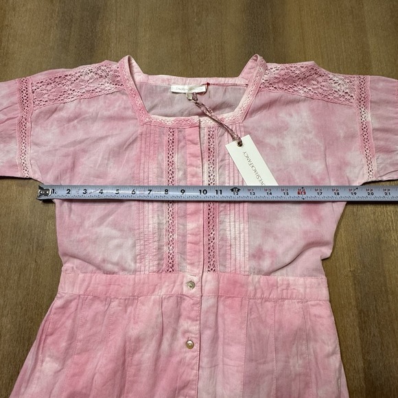 LoveShackFancy Dress Women's Small Edie Cotton Crochet Lace Maxi Boho New - Picture 5 of 16